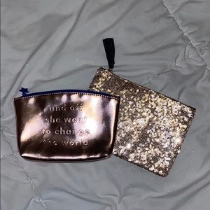 2 Ipsy makeup bags